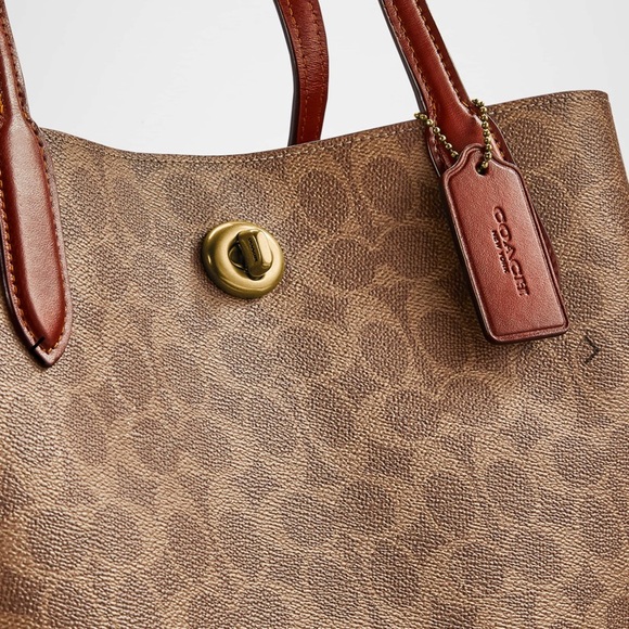 Coach Willow Canvas Tote Bag - Picture 4 of 14